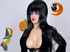 Goth Milf Elvira Huge Boob Joi Dirty Talk