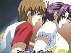 Beautiful Anime Milf Gets 2 Cocks To Suck And Fuck - Hentai Threesome