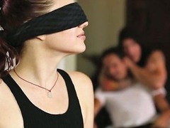 Blind Folded Babe Jessica Ryan Is Fucked By One Strange Dude In The Presence Of Cuckold Husband